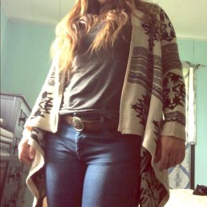 Southwestern style sweater, new without tags